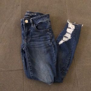American Eagle ripped jeans